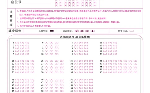 金科&middot;新未来7月3-4日高二联考-英语_2025年7月_250707河南省金科&middot;新未来2024-2025学年高二下学期期末联考考试（全科）_金科&middot;新未来7月3-4日高二联考答题卡