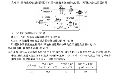 福建省百校2025年2026届高三年级12月联合测评生物试题（含答案）_2025年12月_251227福建省百校2025年2026届高三年级12月联合测评(下标FJ)