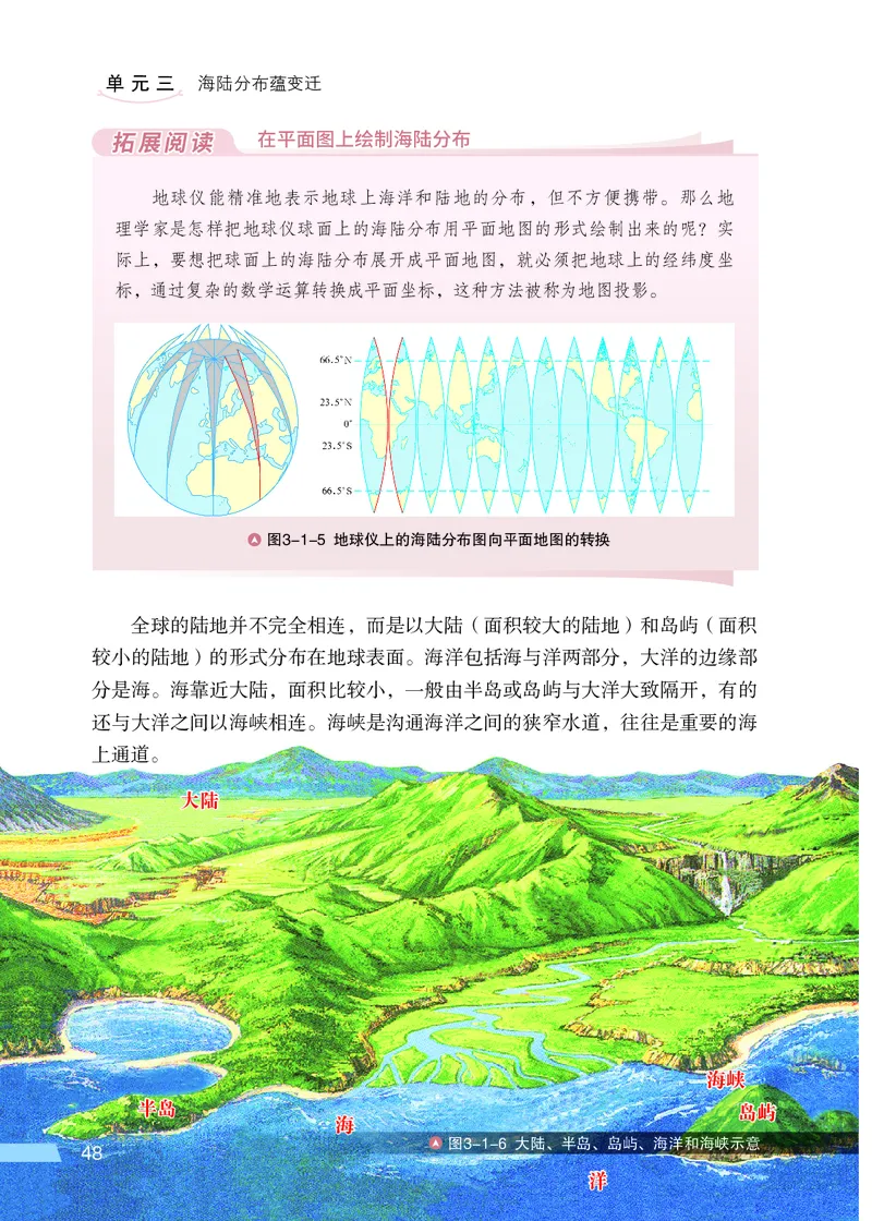科普版7年级地理上册高清教材_4-教培资料-26年最新资料-同步更新_初中高中教资_03科三专项（进去保存报考的学科即可）_02科三专项（笔记真题思维导图教学设计版本二）