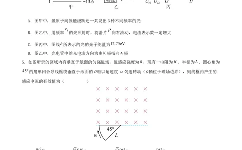 龙东十校联盟2024-2025学年高二下学期期末考试物理+答案_2025年7月_250725黑龙江省&middot;龙东十校联盟2024-2025学年高二下学期期末考试（全科）