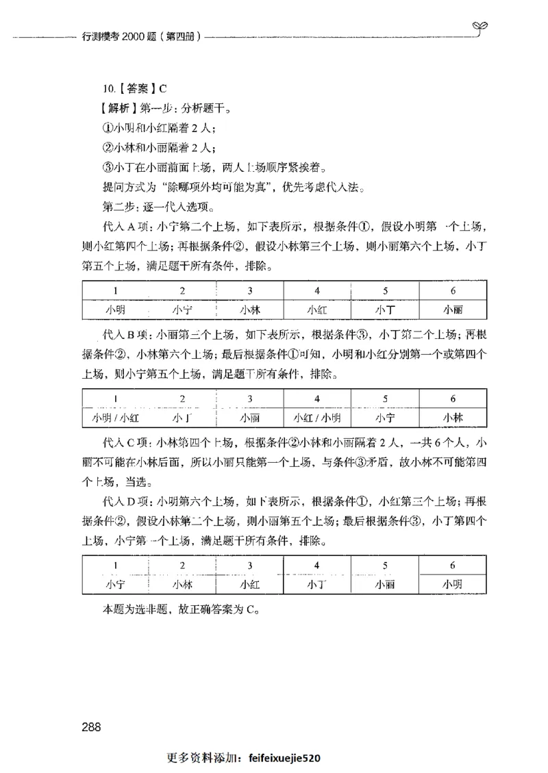 行测模考2000题（第四册）_26吉林考备考资料包_11省考刷题包_24行测模考2000题