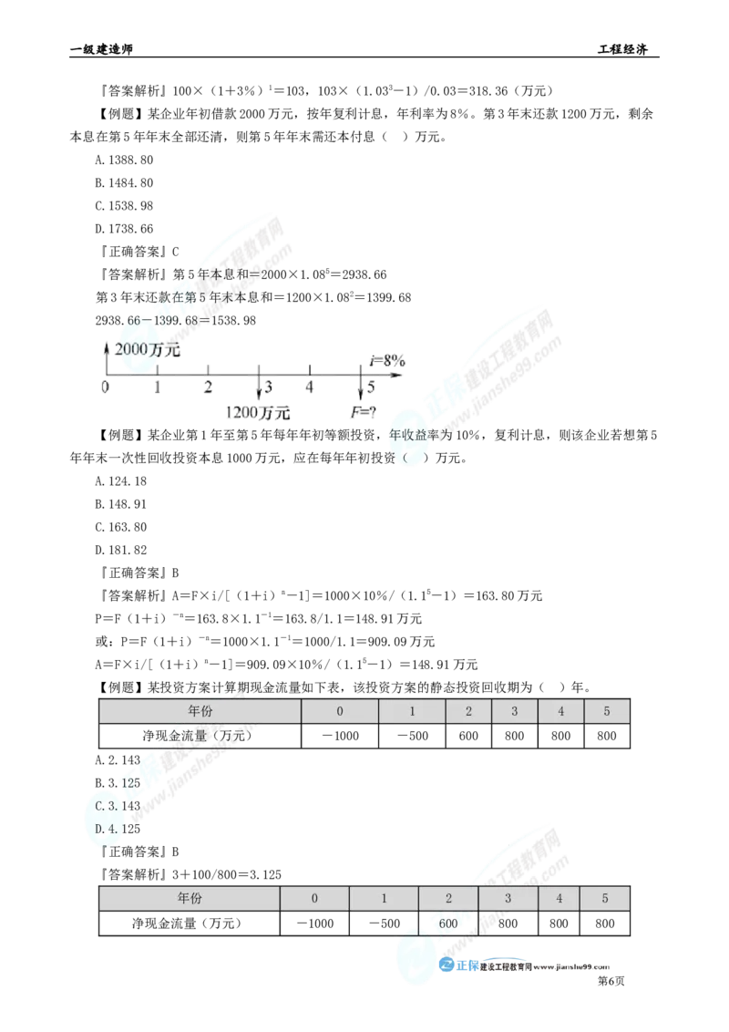 2025年一级建造师《工程经济》母题精练习题直播-1_2026年一级建造师_2026年一建经济_2025年一建经济SVIP_04-冲刺串讲✿考点强化✿小灶集训_10-经济《母题精炼班》孙琦JG