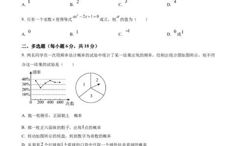 四川省芦山中学2024-2025学年初升高入学考试摸底数学试卷（原卷版）_1多考区联考试卷_08272024年秋季高一入学分班考试模拟卷（word解析含答题卡）