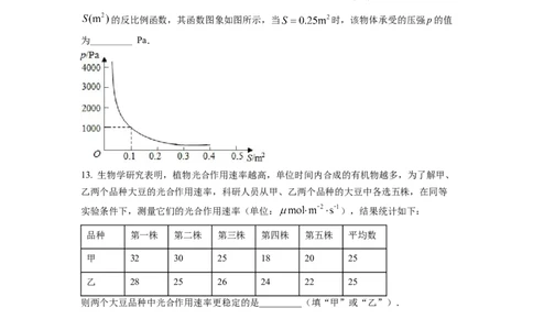 精品解析：2022年山西省中考数学真题（原卷版）_中考真题_2.数学中考真题2015-2024年_2022中考数学真题145份13