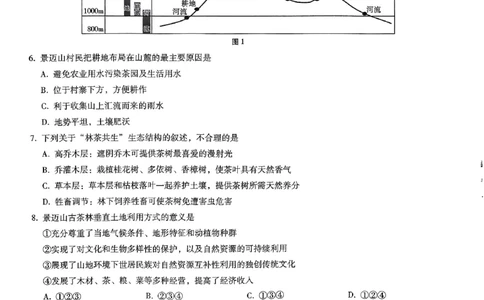 昭通市2024届文综试卷_2024届云南省昭通市高三上学期诊断性检测_2024届云南省昭通市高三上学期诊断性检测文综
