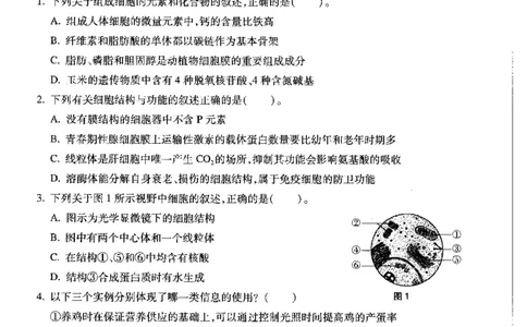 生物学科知识与教学能力（高级中学）标准预测试卷_4-教培资料-26年最新资料-同步更新_初中高中教资_03科三专项（进去保存报考的学科即可）_08初高中科三标准模拟卷_高中