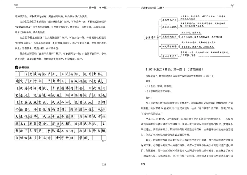 申论100题上册_26吉林考备考资料包_11省考刷题包_05决战申论100题_决战申论100题2022年9月版次