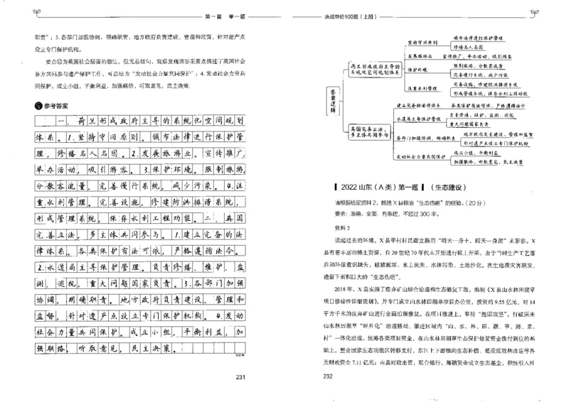 申论100题上册_26吉林考备考资料包_11省考刷题包_05决战申论100题_决战申论100题2022年9月版次