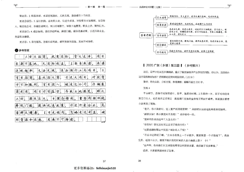申论100题上册_26吉林考备考资料包_11省考刷题包_05决战申论100题_决战申论100题2022年9月版次
