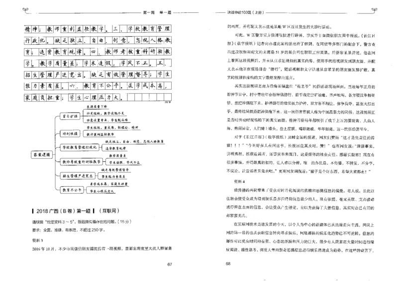 申论100题上册_26吉林考备考资料包_11省考刷题包_05决战申论100题_决战申论100题2022年9月版次