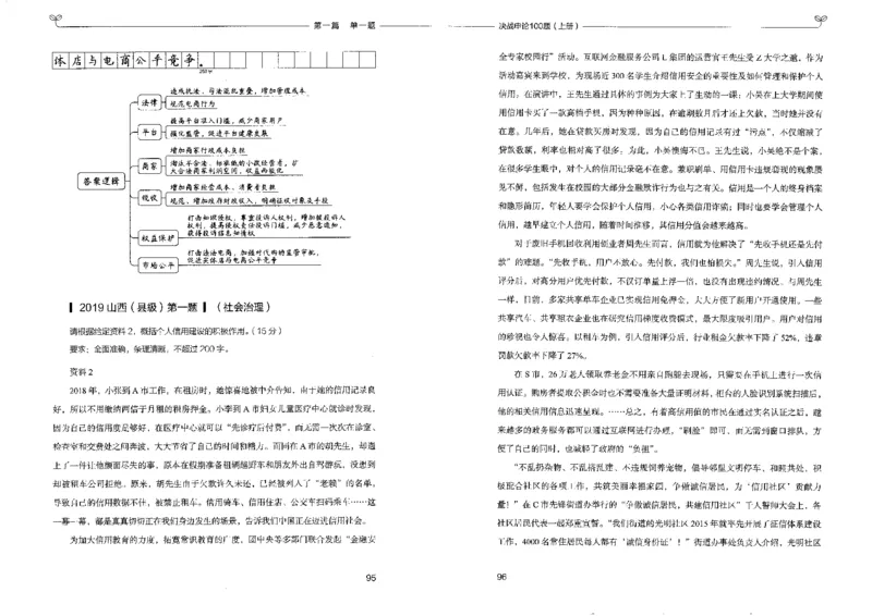 申论100题上册_26吉林考备考资料包_11省考刷题包_05决战申论100题_决战申论100题2022年9月版次