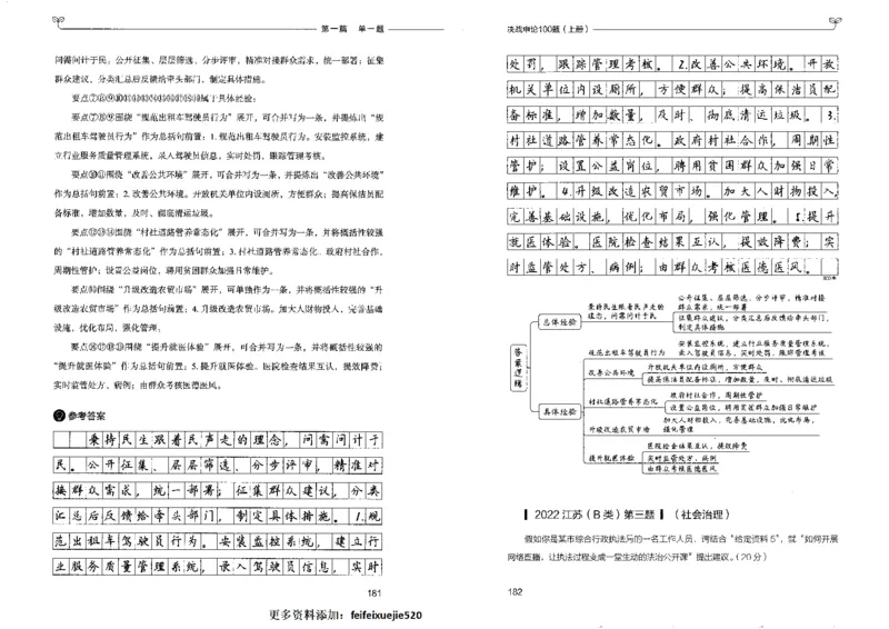 申论100题上册_26吉林考备考资料包_11省考刷题包_05决战申论100题_决战申论100题2022年9月版次