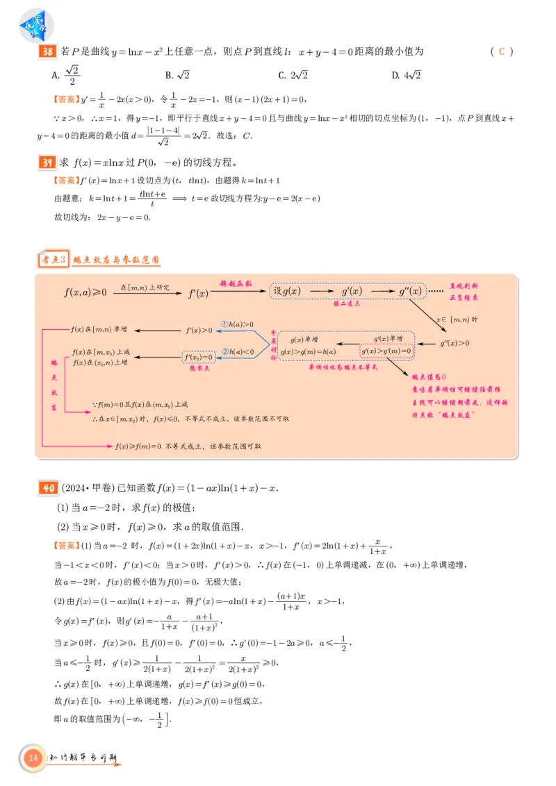 高考数学考前必背公式与练习教师版_2025年6月