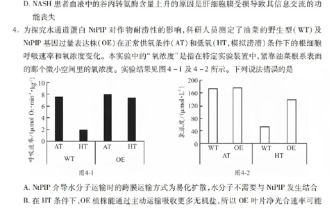 生物试卷_2025年12月_251231四川省乐山市高中2026届高三上学期第一次调查研究考试（全科）_四川省乐山市高中2026届高三上学期第一次调查研究考试生物试题（含答案）