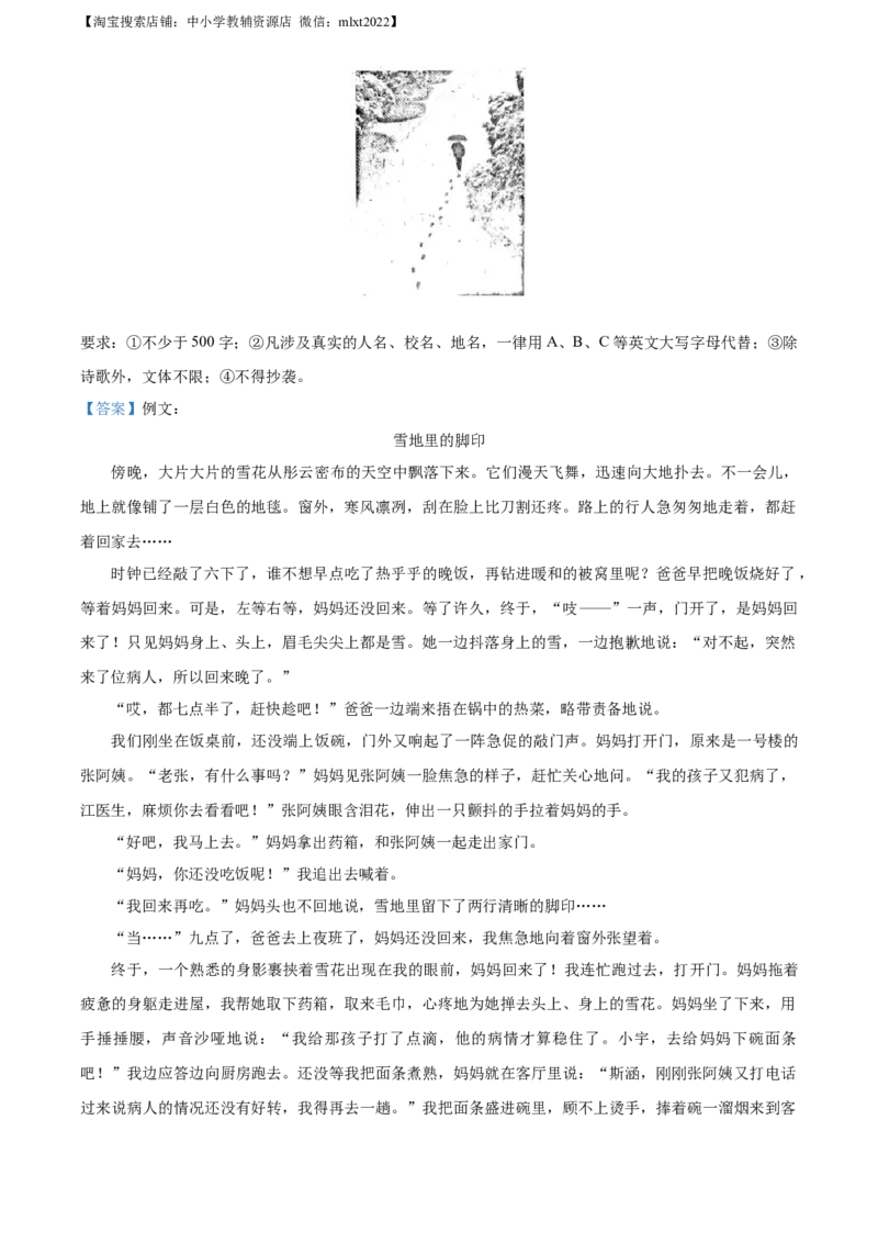精品解析：2023年重庆市中考语文真题B卷（解析版）_中考真题_1.语文中考真题2015-2024年_2023中考语文真题7.20_精品解析：2023年重庆市中考语文真题B卷