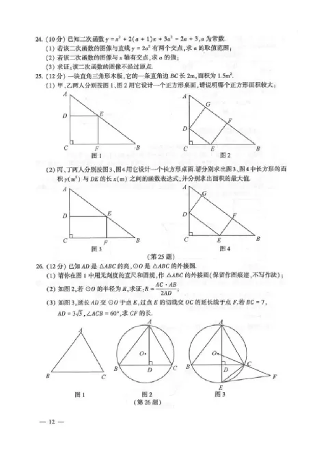 2025连云港中考数学真题及答案_2025全国各地《中考真题试卷及答案》_2025连云港中考真题及答案