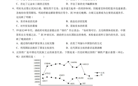 历史（新高考通用01，16+4模式）（考试版）(1)_1多考区联考_08272024年新高二开学摸底考试卷（word版含解析和答题卡）