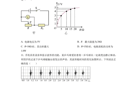 精品解析：2022年江苏省苏州市中考物理试题（原卷版）_中考真题_4.物理中考真题2015-2024年_2022中考物理真题128份14