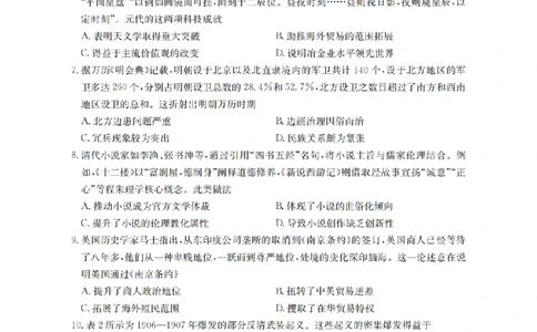 甘肃省2026届高三上学期12月阶段性考试（26-158C）历史_2025年12月_251231金太阳&middot;甘肃省2026届高三上学期12月阶段性考试（26-158C）（全科）