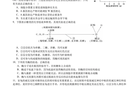 生物试卷_2024年1月_01每日更新_18号_2024届重庆缙云教育联盟高三高考第一次诊断性检测（一模）_重庆缙云教育联盟2024届高三高考第一次诊断性检测（一模）生物