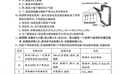 山东省泰安市2023-2024学年高三上学期1月期末化学试题_2024届山东省泰安市高三上学期期末考试_山东省泰安市2024届高三上学期期末考试化学