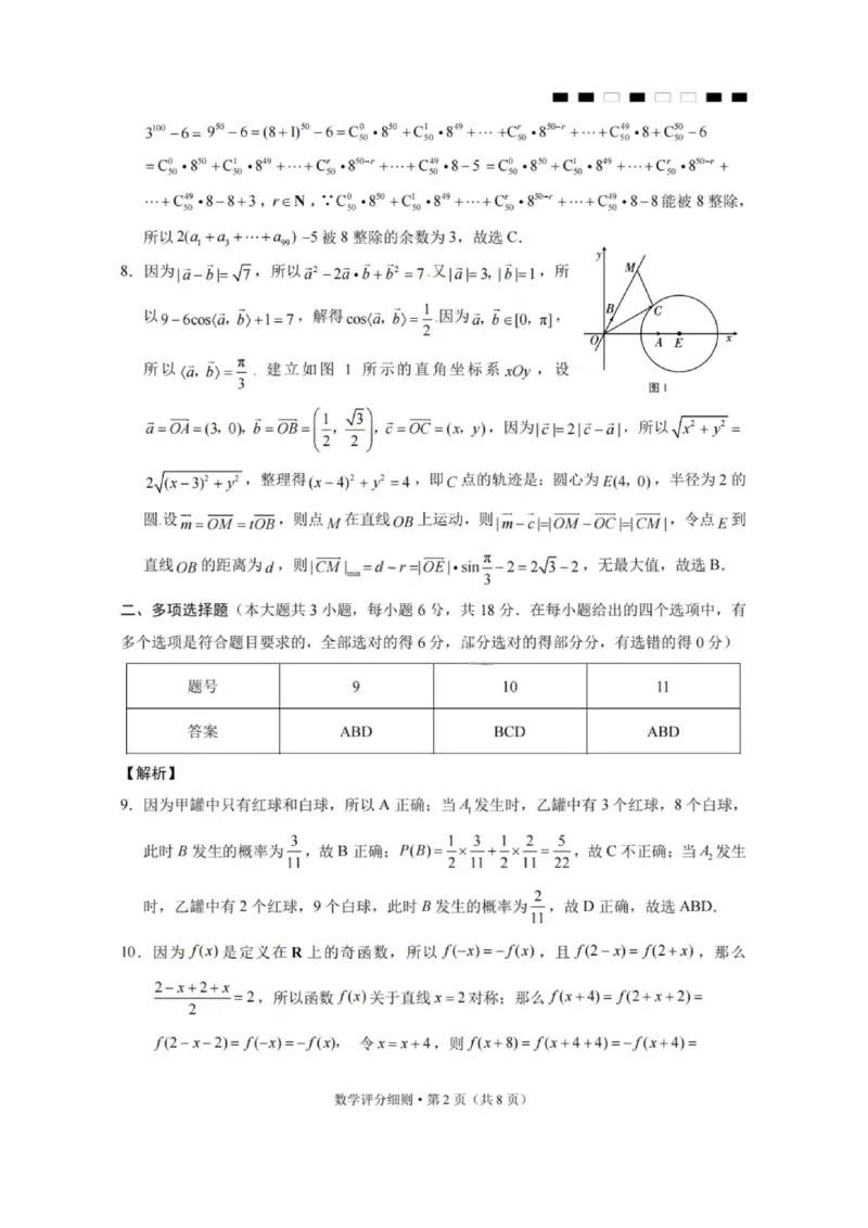 数学答案-2026届云南三校高考备考实用性联考卷（四）_2025年11月_2511162026届云南省三校高三上学期高考备考实用性联考卷（四）（全科）