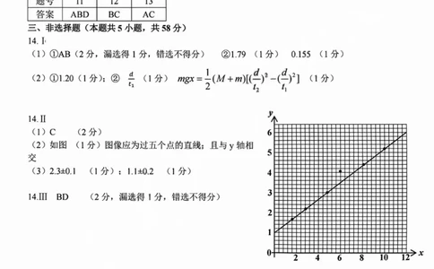 物理答案｜26届北斗星盟12月联考_2025年12月_251230浙江省北斗星盟2025年12月高三联考（全科）