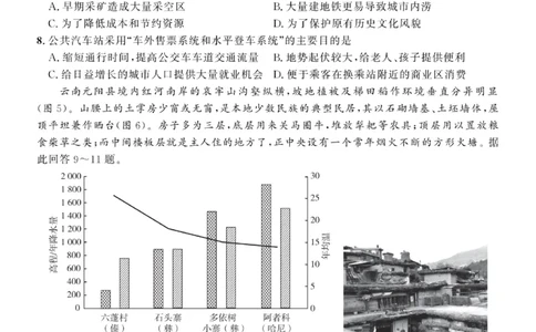 地理试题_2024届河北省高三大数据应用调研联合测评(Ⅳ)_2024届河北省高三大数据应用调研联合测评(Ⅳ)地理