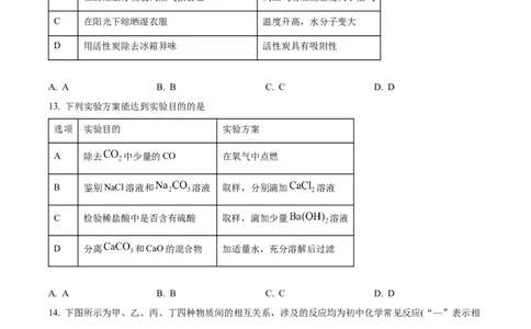 精品解析：2023年天津市中考化学真题（原卷版）_中考真题_5.化学中考真题2015-2024年_2023年中考化学真题7.20_精品解析：2023年天津市中考化学真题