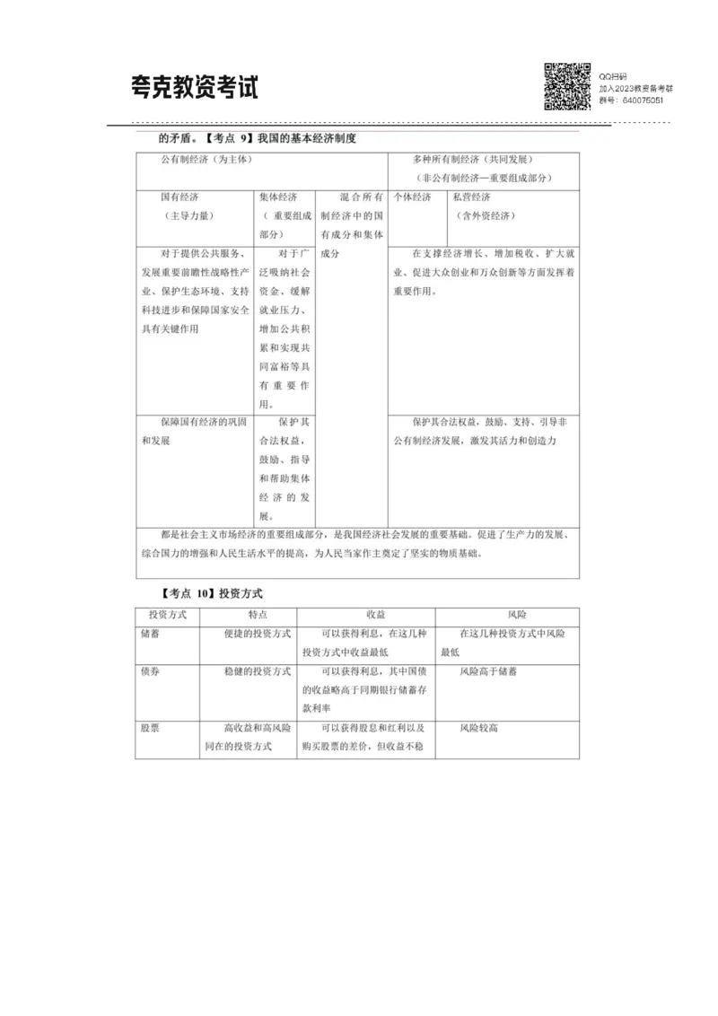 考前必背｜高中教资《政治》最全考点背诵笔记与模版，一遍上岸_4-教培资料-26年最新资料-同步更新_初中高中教资_03科三专项（进去保存报考的学科即可）