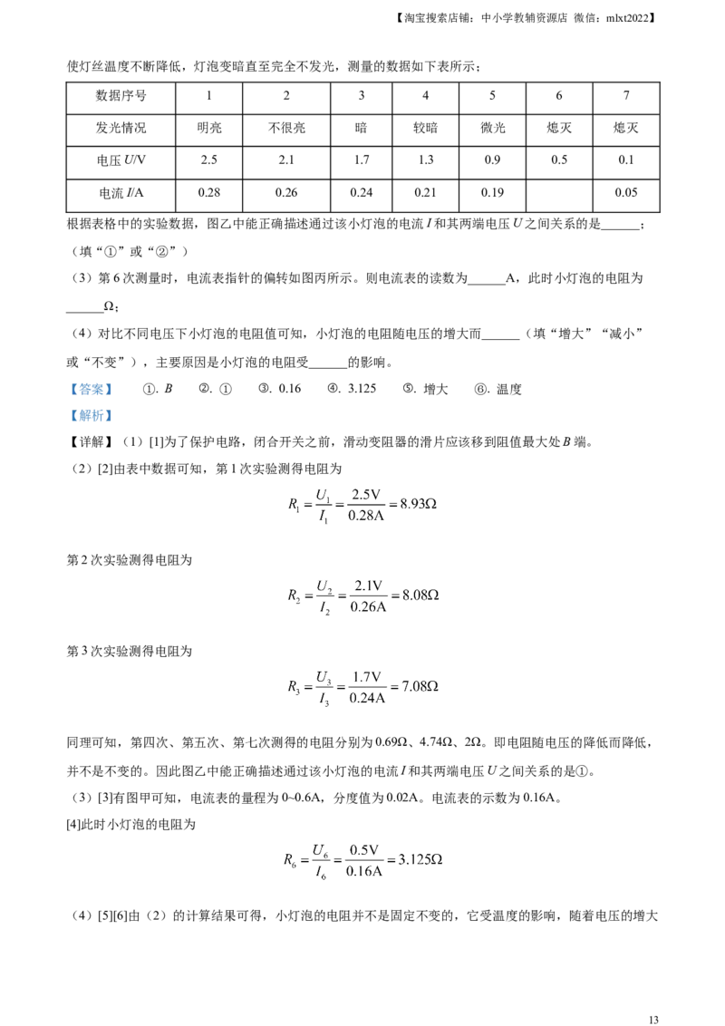 精品解析：2023年湖南省株洲市中考物理试题（解析版）_中考真题_4.物理中考真题2015-2024年_2023中考物理真题7.20_精品解析：2023年湖南省株洲市中考物理试题
