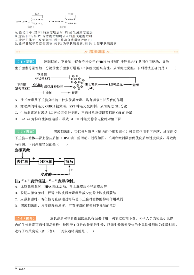点石联考高三生物巩固卷A卷2025.12-_2025年12月_251221辽宁省点石联考2026届高三上学期12月联考考后巩固卷（全科）_高三生物A卷