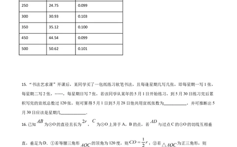 精品解析：内蒙古呼和浩特市2020年中考数学试题（原卷版）_中考真题_2.数学中考真题2015-2024年_2020全国多省多地中考数学真题126份