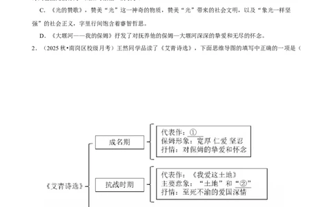2026年中考语文常考考点专题之整本书阅读_162026年中考七科常考考点专题资料_001中考语文常考考点专题
