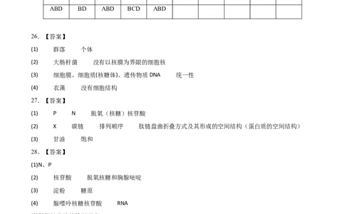 高一生物第一次月考卷（参考答案）_1多考区联考试卷_0922黄金卷：2024-2025学年高一上学期第一次月考9科word解析版含答题卡（江苏专用）