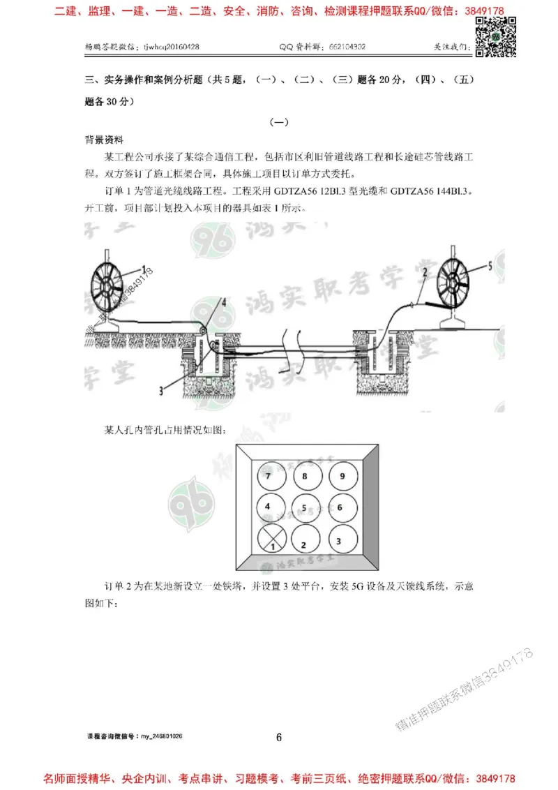 2025年终极三套题（第一套）_1_2026年一级建造师_2026年一建通信_2025年一建通信SVIP_05-考前密训✿央企特训✿机构普押_05-通信《终极三套题》杨鹏
