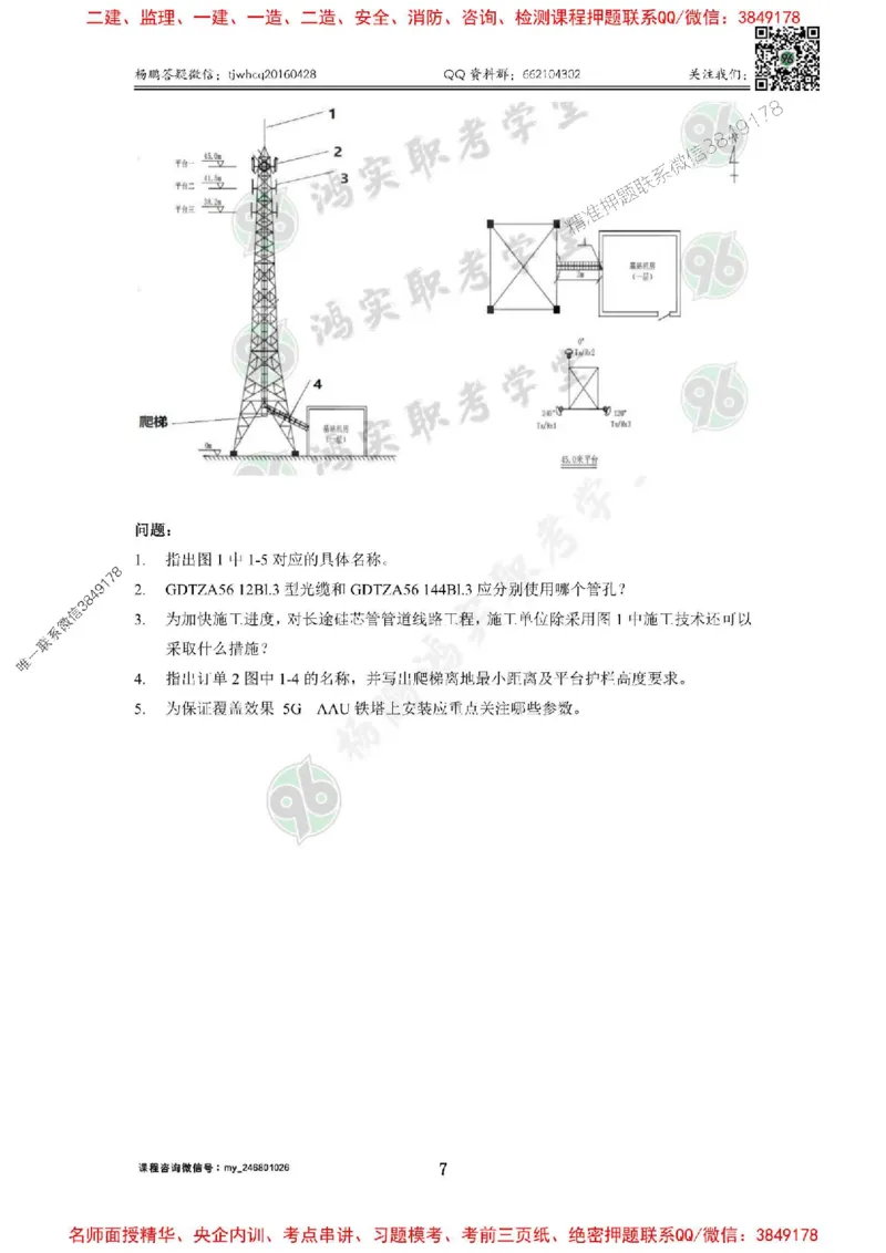 2025年终极三套题（第一套）_1_2026年一级建造师_2026年一建通信_2025年一建通信SVIP_05-考前密训✿央企特训✿机构普押_05-通信《终极三套题》杨鹏