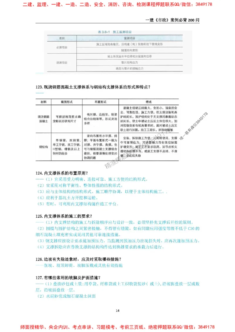 2025年一级建造师《市政公用工程管理与实务》案例必背200问_2026年一级建造师_2026年一建市政_2025年一建市政SVIP_01-精华文档✿电子教材✿历年真题