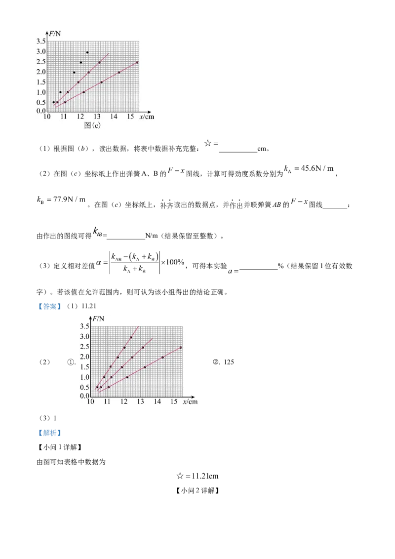 2025年1月八省联考高考综合改革适应性测试&mdash;&mdash;高三物理试卷Word版含解析（内蒙古）_2025年1月_❤2025年高考综合改革适应性演练（八省联考）(1)