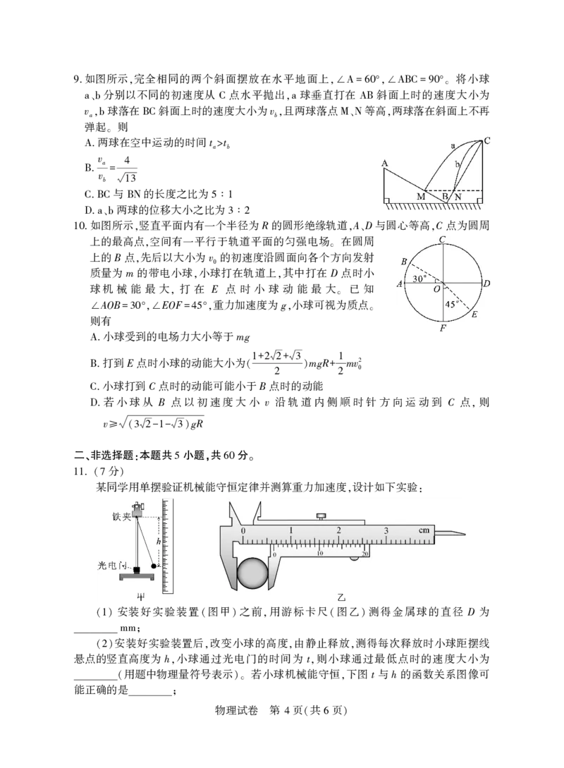 2025年湖北省八市高三（3月）联考物理_2025年3月_2503142025年湖北省八市高三(3月)联考（全科）_物理