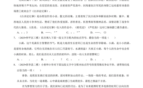 2026年中考语文常考考点专题之标点符号_162026年中考七科常考考点专题资料_001中考语文常考考点专题