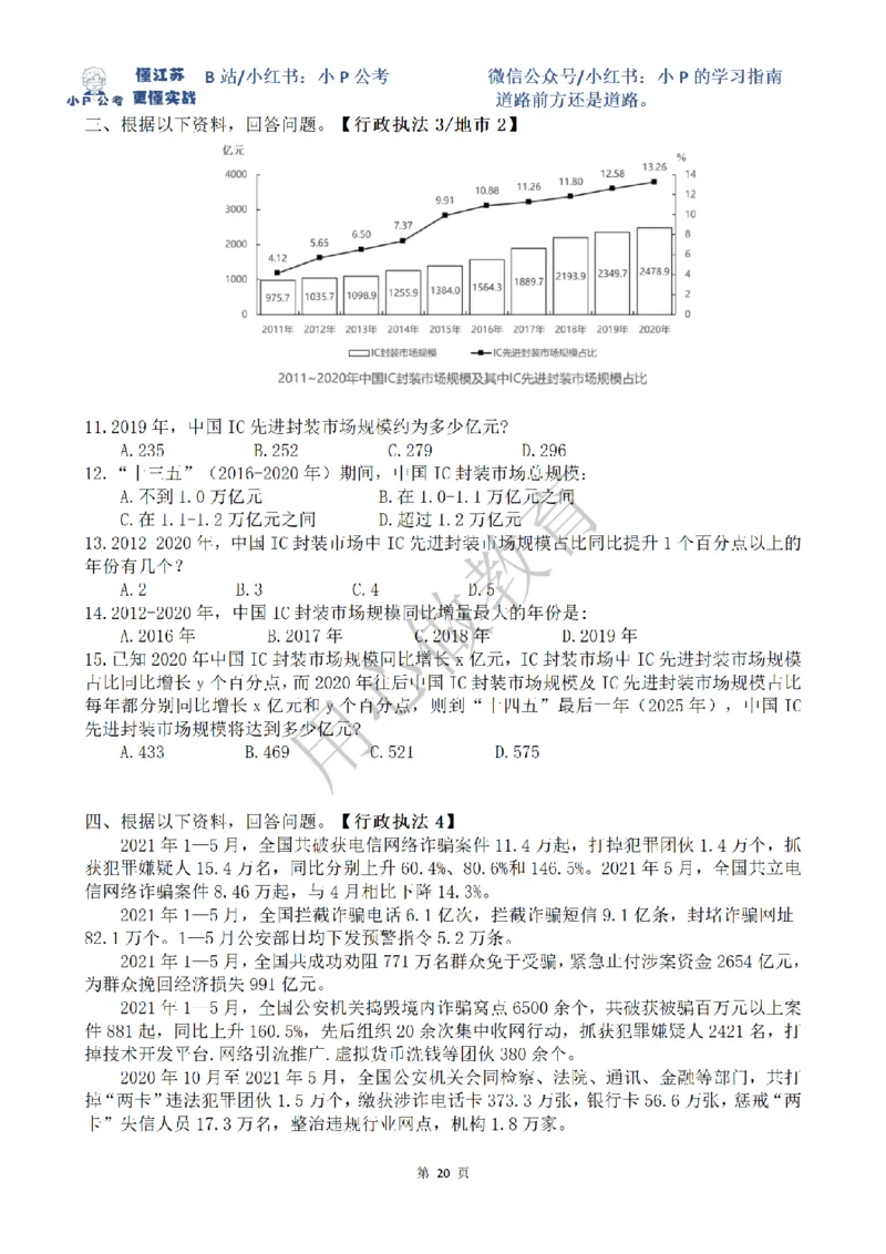 5-15刷题题本（8.12-8.18资料分析真题刷题任务）_2026考公资料_（12）小p公考_2025合集_行测小p公考（P神）公众号：上岸总站_资料分析刷题课（持续更新）_讲义