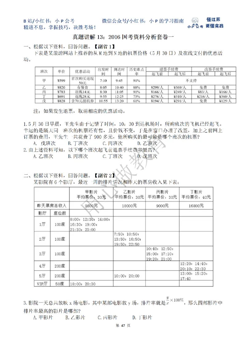5-15刷题题本（8.12-8.18资料分析真题刷题任务）_2026考公资料_（12）小p公考_2025合集_行测小p公考（P神）公众号：上岸总站_资料分析刷题课（持续更新）_讲义