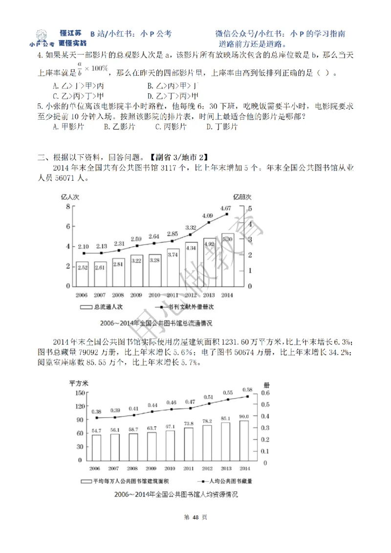 5-15刷题题本（8.12-8.18资料分析真题刷题任务）_2026考公资料_（12）小p公考_2025合集_行测小p公考（P神）公众号：上岸总站_资料分析刷题课（持续更新）_讲义