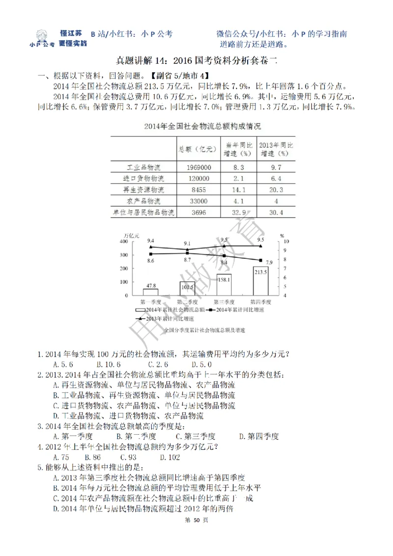 5-15刷题题本（8.12-8.18资料分析真题刷题任务）_2026考公资料_（12）小p公考_2025合集_行测小p公考（P神）公众号：上岸总站_资料分析刷题课（持续更新）_讲义