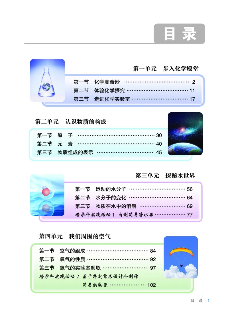 鲁教版9年级化学上册高清教材_4-教培资料-26年最新资料-同步更新_初中高中教资_03科三专项（进去保存报考的学科即可）_02科三专项（笔记真题思维导图教学设计版本二）