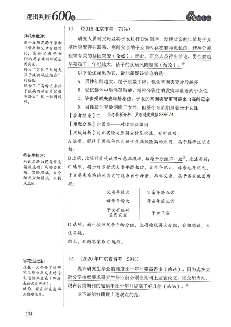 逻辑判断600题解析篇_2026考公资料_花生十三合集_旗舰班-国考（2026版）花生十三旗舰班（花生行测+飞扬申论）⭐⭐⭐_电子资料（讲义+题本）_刷题题本_逻辑判断600题