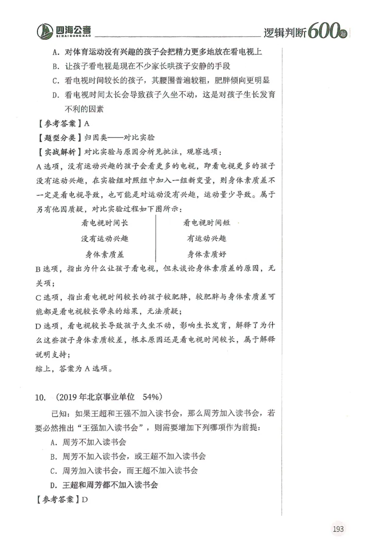 逻辑判断600题解析篇_2026考公资料_花生十三合集_旗舰班-国考（2026版）花生十三旗舰班（花生行测+飞扬申论）⭐⭐⭐_电子资料（讲义+题本）_刷题题本_逻辑判断600题