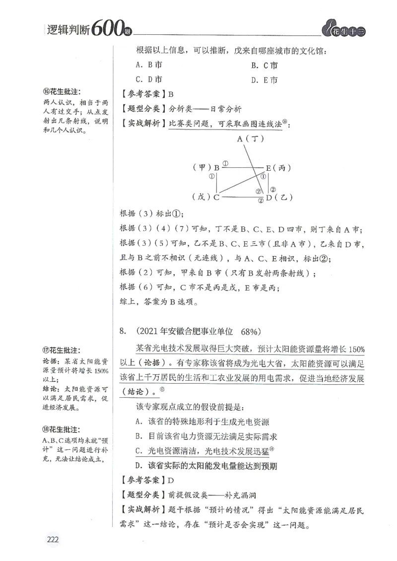 逻辑判断600题解析篇_2026考公资料_花生十三合集_旗舰班-国考（2026版）花生十三旗舰班（花生行测+飞扬申论）⭐⭐⭐_电子资料（讲义+题本）_刷题题本_逻辑判断600题