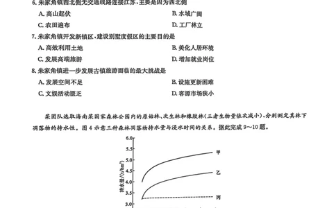 华大新高考联盟2025届高三下学期3月教学质量测评地理_2025年3月_250329华大新高考联盟2025届高三下学期3月教学质量测评（全科）_华大新高考联盟2025届高三下学期3月教学质量测评地理